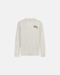 Långärmad t-shirt | 100% bomull | Off-white - Resteröds