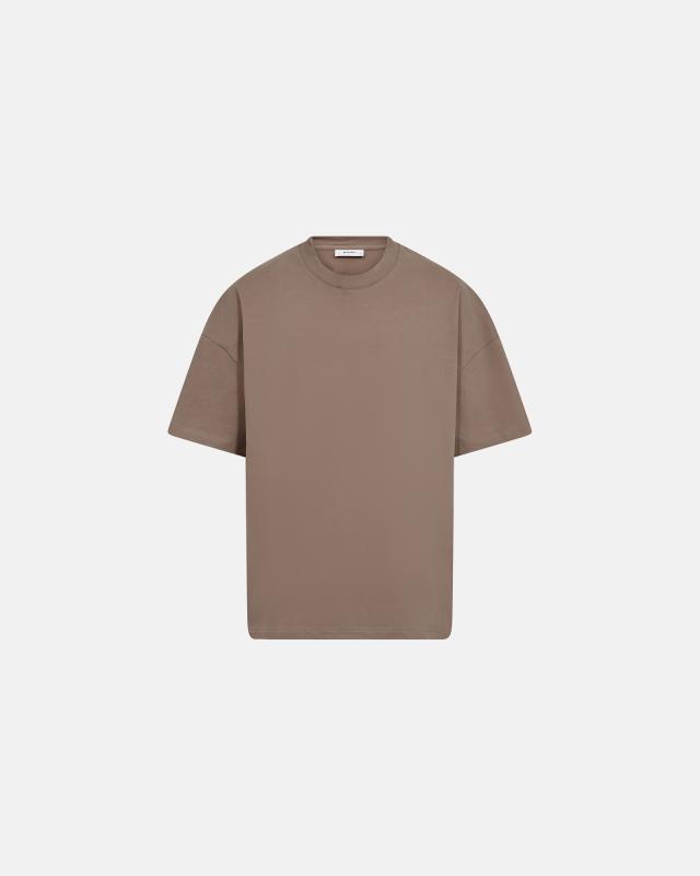 T-shirt "Dev" | 100% bomull | Brun -Resteröds