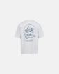 T-shirt med print "Tas" | 100% bomull | Vit - Resteröds