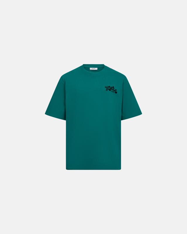 T-shirt med tryck "Tas" | 100% bomull | Grön -Resteröds