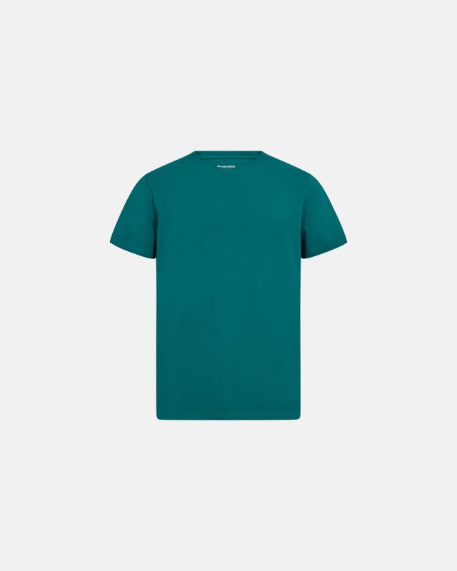 T-shirt "o-ringad", Bambuviskos, Grön