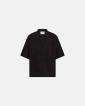 Polo t-shirt "Jim" | Bomull | Svart - Resteröds
