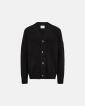Cardigan "Chen" | Bomull | Svart - Resteröds