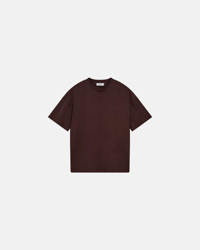 T-shirt 'dev' | 100% bomull | Brun -Resteröds
