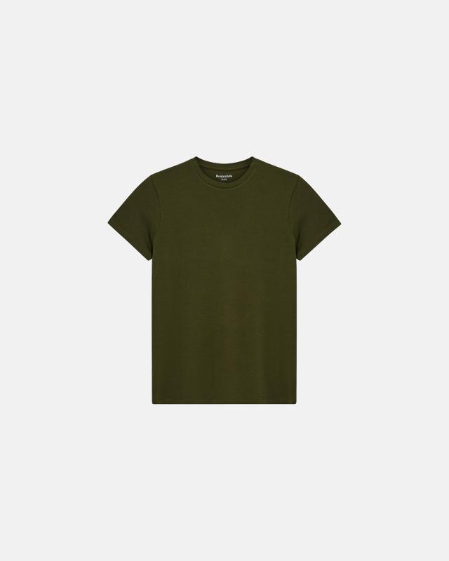T-shirt O-ringad | Bambuviskos | Grön -Resteröds