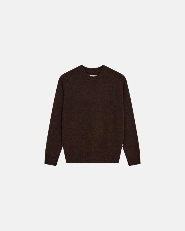 Pullover 'lean' | Ull | Brun -Resteröds