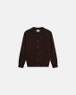 Cardigan 'dean' | Ull | Brun - Resteröds