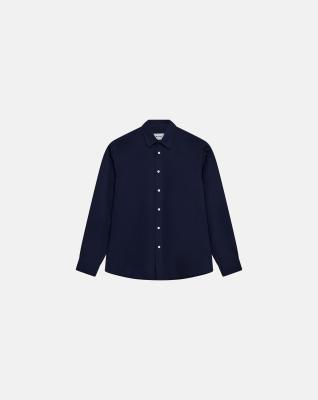 Poplinskjorta 'chris' | 100% bomull | Navy -Resteröds Poplinskjorta 'chris' | 100% bomull | Navy -Resteröds
