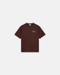 T-shirt med tryck 'tas' | 100% bomull | Brun - Resteröds