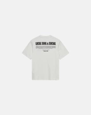 T-shirt med print 'tas' | 100% bomull | Vit -Resteröds T-shirt med print 'tas' | 100% bomull | Vit -Resteröds