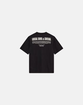 T-shirt med print 'tas' | 100% bomull | Svart -Resteröds T-shirt med print 'tas' | 100% bomull | Svart -Resteröds