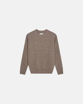 Pullover 'michael' | Ull | Mörk sand -Resteröds Pullover 'michael' | Ull | Mörk sand -Resteröds