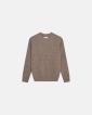 Pullover 'michael' | Ull | Mörk sand - Resteröds