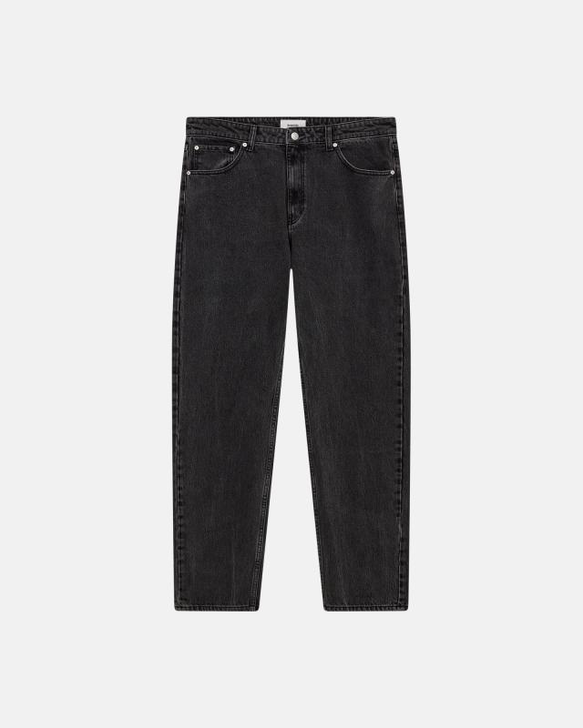 Raka jeans 'mason' | 100% bomull | Mörkgrå -Resteröds