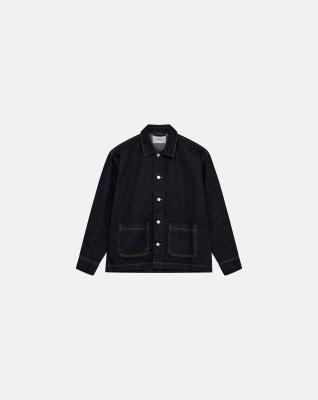 Overshirt i denim 'nathan' | 100% bomull | Navy -Resteröds Overshirt i denim 'nathan' | 100% bomull | Navy -Resteröds