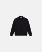 Sweatshirt med halvdragkedja 'Zack' | 100% bomull | Svart - Resteröds