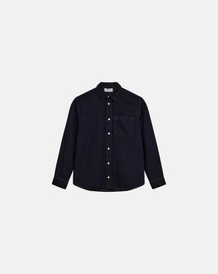 Denimskjorta 'jace' | 100% bomull | Navy -Resteröds Denimskjorta 'jace' | 100% bomull | Navy -Resteröds