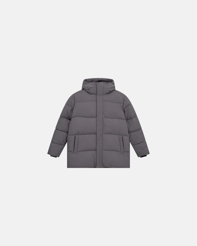 Dunjacka 'jordan', 100% polyester, Grå