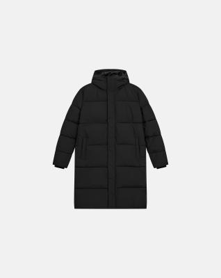 Lång dunjacka 'ethan', 100% polyester, Svart Lång dunjacka 'ethan', 100% polyester, Svart